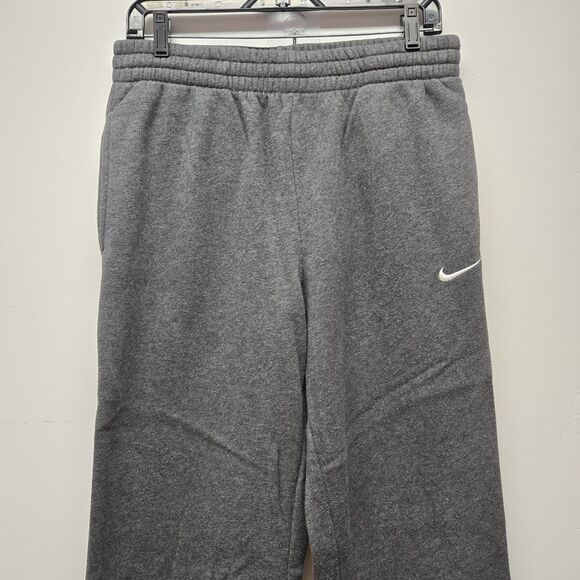 Nike Men's Club Classic Sweatpants Dark Gray Sz Small Straight Leg Joggers Logo - Picture 3 of 11